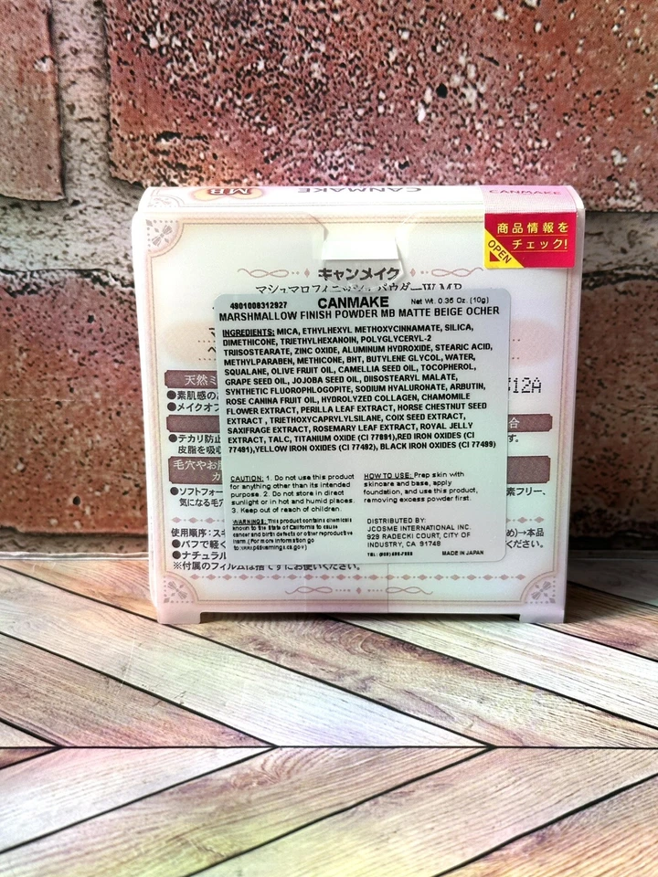 CANMAKE Marshmallow Finish Powder MB 10.0g Matte Beige New Fast Free Shipping - Image 3 of 4