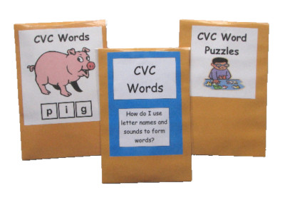 3 Teacher Made Literacy Centers Phonics Learning Resource Games CVC Words