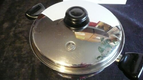 RARE 10.5" SALADMASTER SYSTEM 7 TP304S 3 QT STAINLESS STEEL STEAMER W VAPO LID - Picture 5 of 9