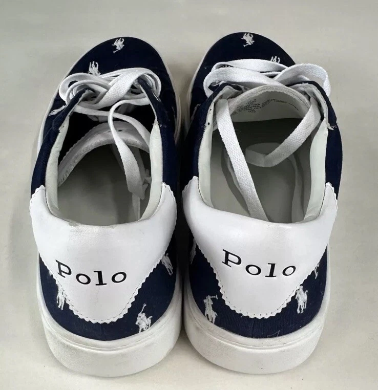 Ralph Lauren Polo Mujer’s Court 125 Azul Marino/Blanco Lona Tenis Talla 8.5 Foto 4 de 4
