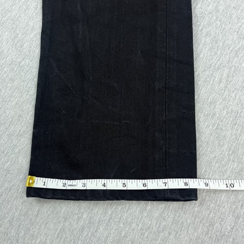 Vintage Levis 501 Jeans Mens 33x30 Black Denim Black Rivets Y2K Button Fly - Picture 16 of 18