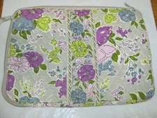 VERA BRADLEY Computer Laptop Case WATERCOLOR Bag Carrier 11 x 16 diagonal 19" GC