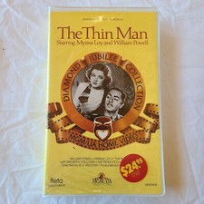 The Thin Man Beta Diamond Jubilee MGM Myrna Loy Betamax Clamshell Sealed