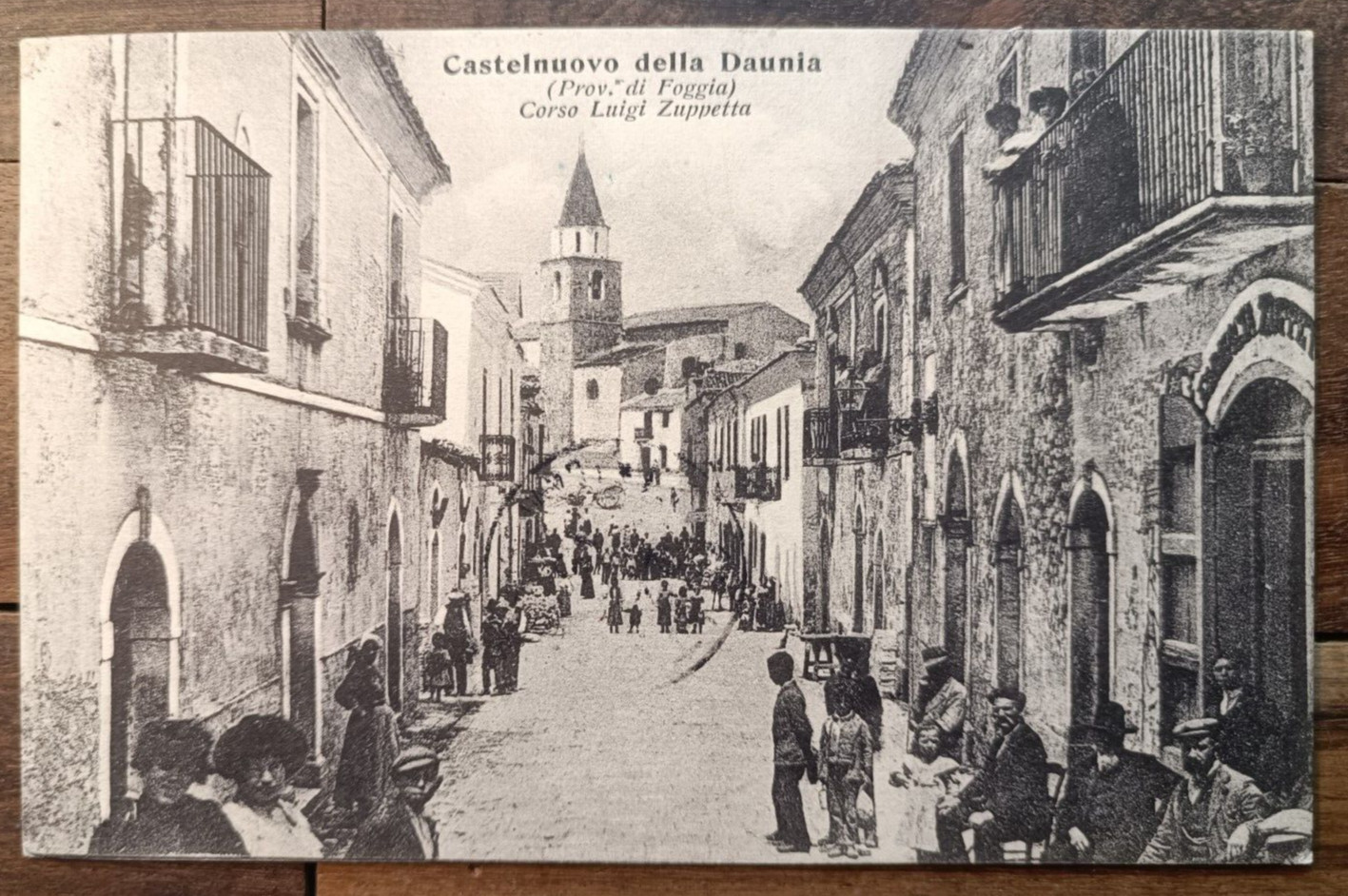 1915 CASTELNUOVO della DAUNIA scene of daily life of 900 ITALIAN-80460
