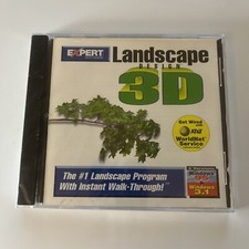 Landscape Design 3D PC CDROM 1996 Win 95 New Sealed