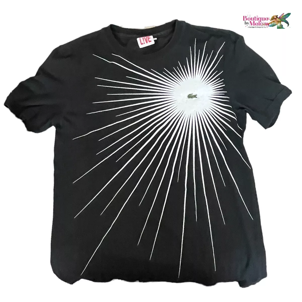 T shirt lacoste noir et cheap blanc