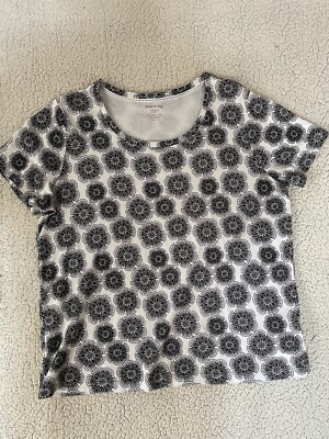 Women s white stag 2XG blouse 100% cotton