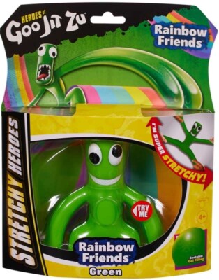 Final Reductions Heroes of Goo Jit Zu Rainbow Friends grün dehnbare Figur
