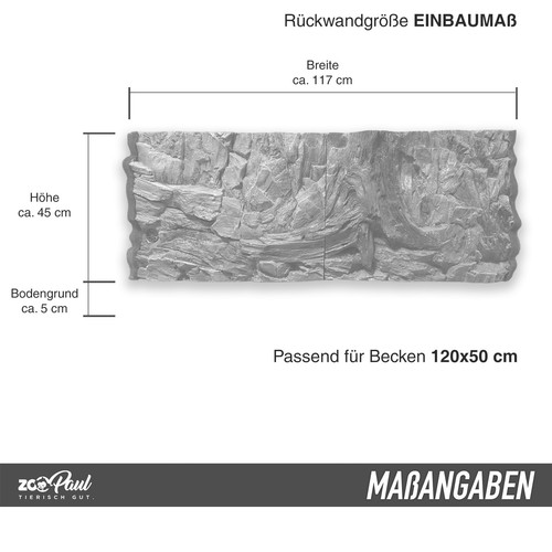 Aquarium Wand in 3D 50x30cm bis 200x60cm Terrarien Fels Strucktur Rückwand NEU - Bild 32 von 98