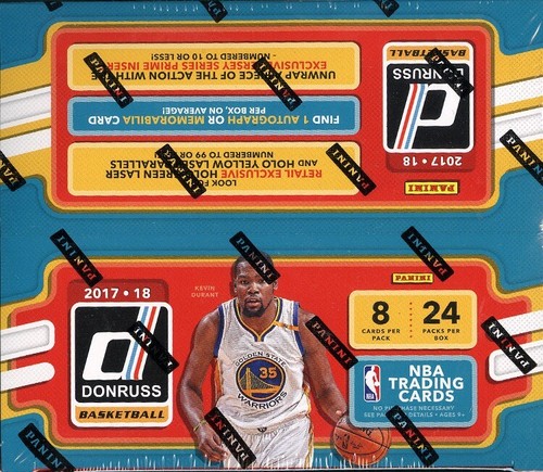 Retail Box 2017 Panini Donruss card
