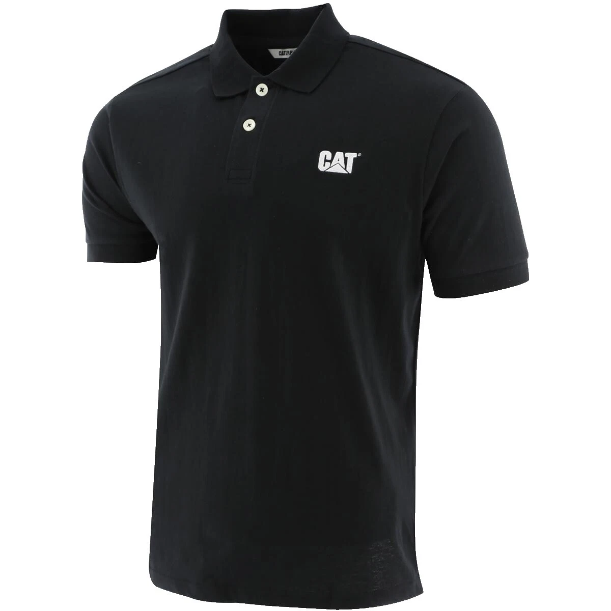 CAT Short Sleeve Casual Button-Down Shirts for Men