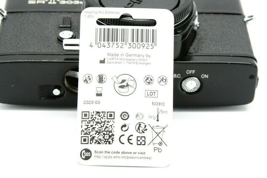 Battery for Nikon F FT FTN T TN Nikkormat Photomic mit Adapter by