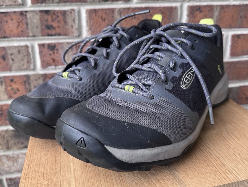 Keen Explore Vent Hiking Shoes Mens 10 US Gray KonnectFit Outdoor Trail