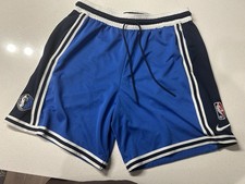 Dallas Mavericks Nike NBA Authentics Pregame Practice Shorts Men's Navy Blue XL