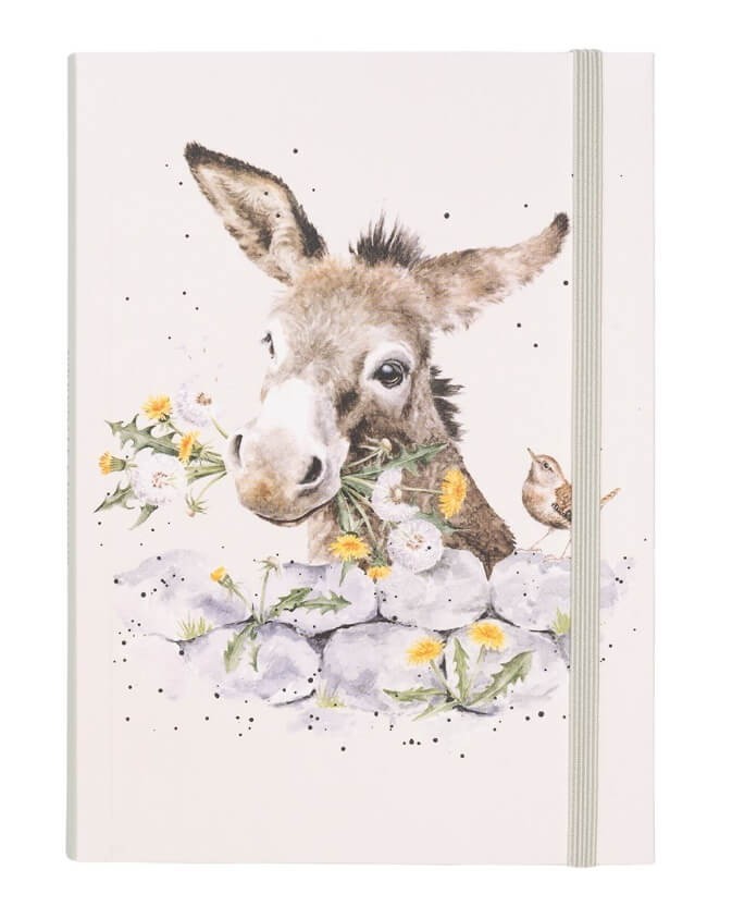 Wrendale Flexi Notebook Fine and Dandy Donkey – Wildlife 204 Lined Page Notepad