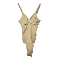 SKIMS Seamless Sculpt Thong Bodysuit In Clay S/M Shapewear Adjustable Straps