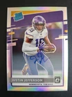 2020 Donruss Optic - Rated Rookies Justin Jefferson #163 Holo Prizm Auto /99