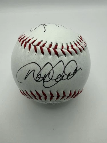 Derek Jeter Alex Rodriguez Signed New York Yankees Baseball TSA COA wFREE Case