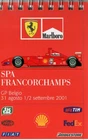 Ferrari booklet G.P. Belgio, 2 Settembre 2001 Formula 1, guest