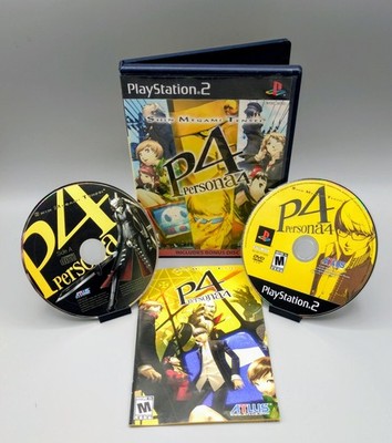 Persona 4 Shin Megami Tensei Sony Playstation 2 PS2 Mint Discs 24hr Ship