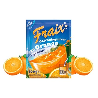 FRAIX Getränkepulver Orange 50er Pack (50 x 100g) Vorteilspack