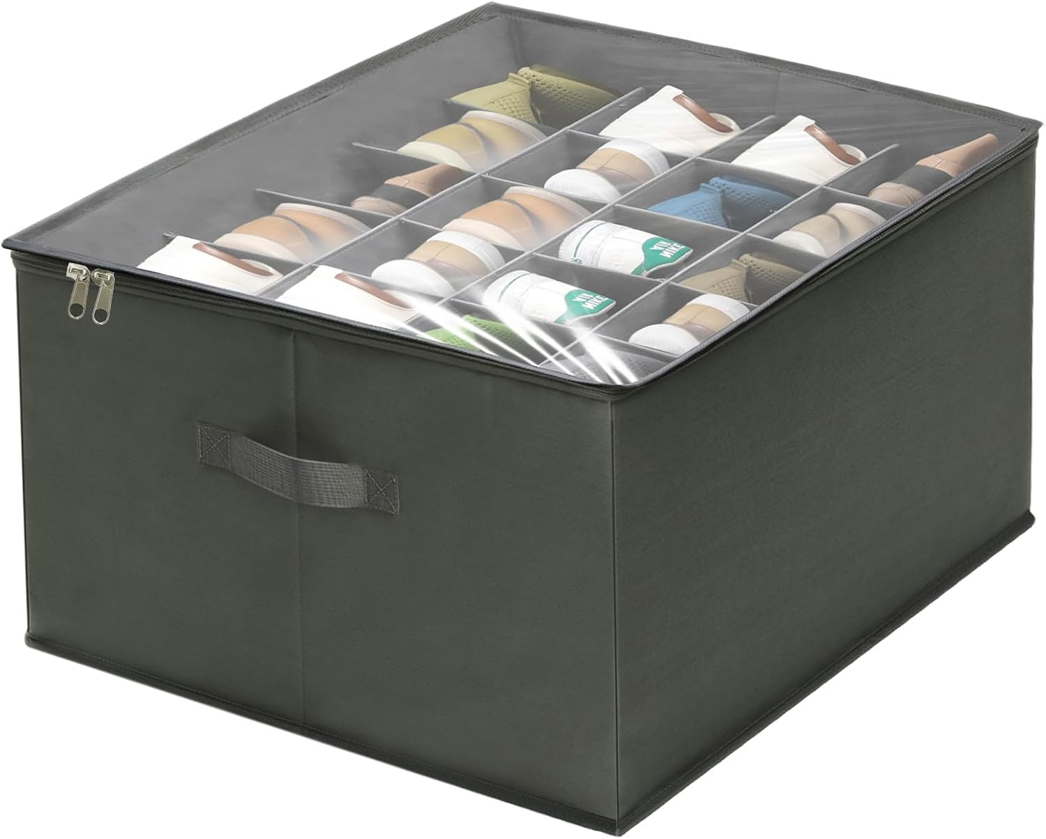 Aqash Shoe Storage Box for Closet - Fits 20 Pairs Shoe Storage Organiser Contain