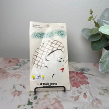 Helen of Troy Dark Brown Hair Nets 2 Pack Vintage 1995 Made in Germany 19105 NOS