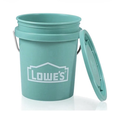 #ad Lowe#x27;s TEAL 0.5 Quart BPA Free Mini Paint Bucket With Lid $2.50