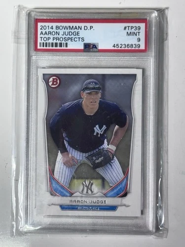 2014 BOWMAN # TP39 AARON JUDGE TOP PROPECTS PSA 9 MINT