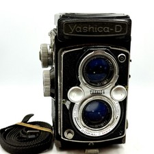  AS IS Yashica D Black Medium Format 6x6 TLR Film Camera from Japan