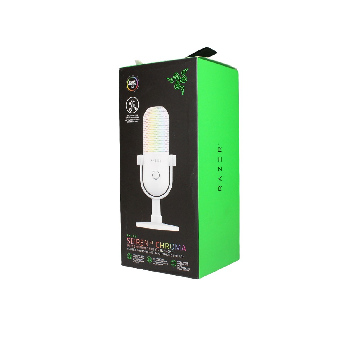 🐍 Razer Seiren V3 Chroma White Edition RGB USB Microphone | RZ19