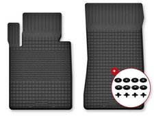Wannenmatten vorn für Mercedes SLK R170 1996-2004 Cabrio 2tlg Schwarz Uni-Clips Wannenmatten vorn für Mercedes SLK R170 1996-2004 Cabrio 2tlg Schwarz Uni-Clips