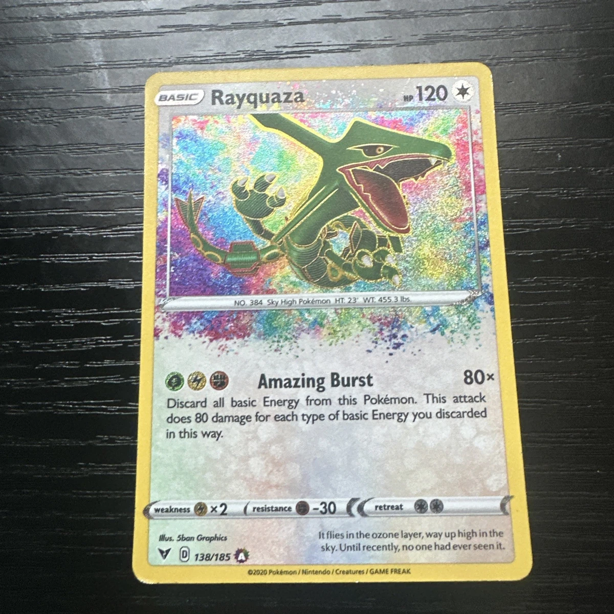 Rayquaza 138/185 Swsh04: Vivid Voltage for sale | eBay