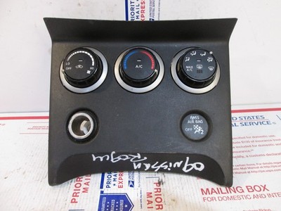  2009 NISSAN ROGUE AC HEATER CLIMATE CONTROL TEMPERATURE FAN REAR DEFROSTER