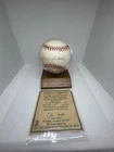 Hank Aaron Autographed Baseball The Score Board, Inc. With COA