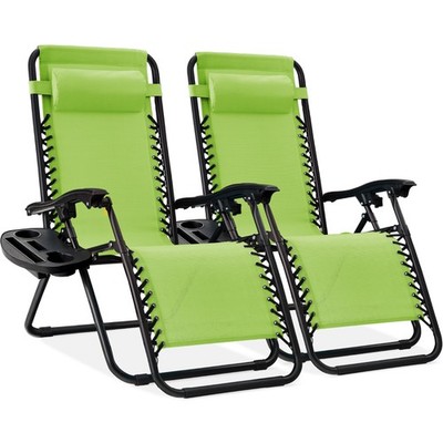 Best Choice Products Adjustable Zero Gravity Chair Recliners Cup Set of 2