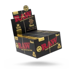 RAW Black King Size Wide Rolling Papers