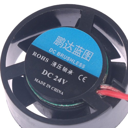 1Pc Notebook Micro Cooling Fan 25.5x10mm 5/9/12/24V Round Mini For Led Lamps Qo - Afbeelding 4 van 16