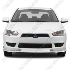 For 2008-2015 Mitsubishi Lancer Painted White Front Bumper Lip Body Kit Spoiler