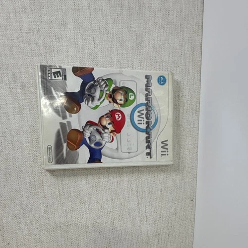 Nintendo Mario Kart Wii Racing Game 2008 Manual Included Multiplayer Online Play