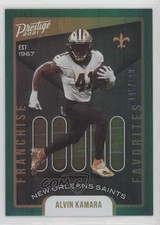 2021 Prestige Franchise Favorites Xtra Points Green 145/199 Alvin Kamara #9 0lt3