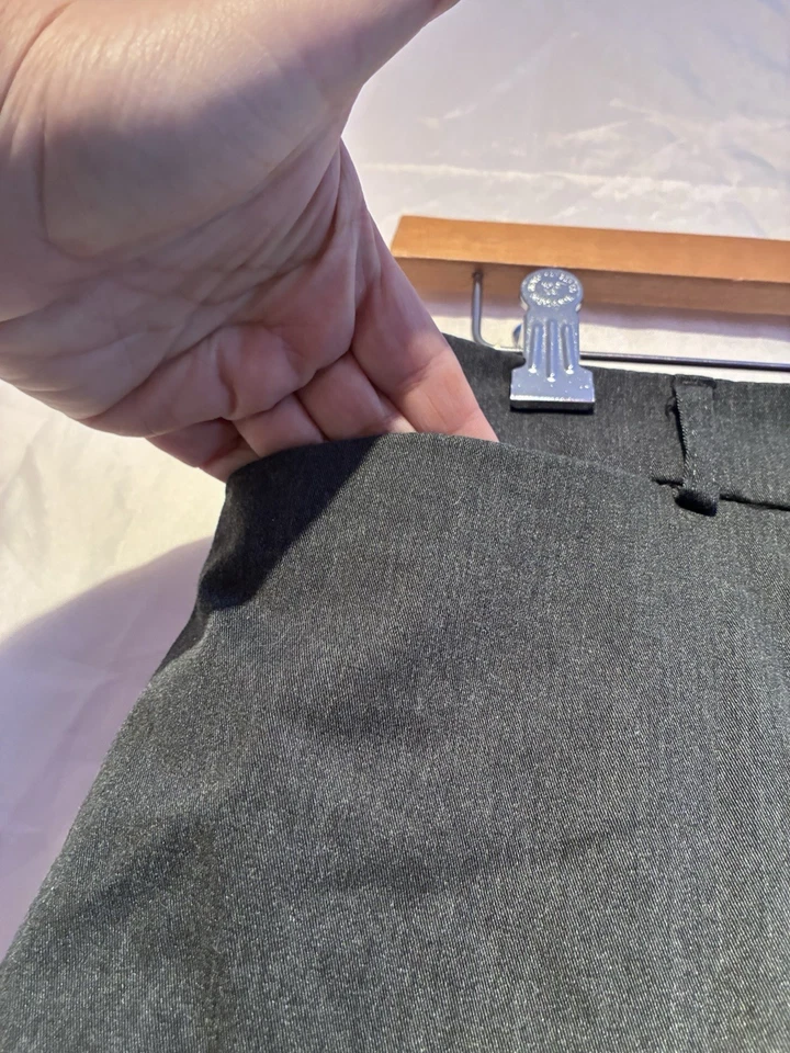 Pantalones Dockers Metro para mujer talla 16 MED negro teflón nuevo ajuste elástico Foto 2 de 4