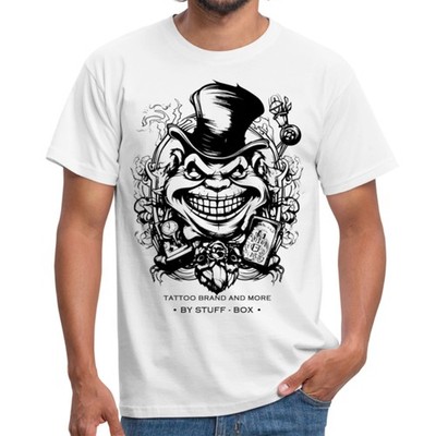 Stuff-Box Money Boy Shirt weiß Männer - Trendiges Shirt mit Print Rundhals