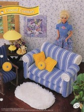 VTG OOP LOT OF 5 ANNIE'S FASHION DOLL CROCHET CLUB PATTERNS