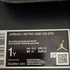 Jordan 1 Retro High OG PS Boys Sneakers Blue Black White US 1Y AQ2664-404 — photo 5