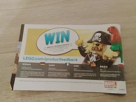 LEGO Marvel Super Heroes Avengers Thor Loki Manual Instruction Book Lot