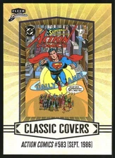2025 Upper Deck Fleer Brilliants Superman Classic Covers #CC-8 Action Comics 583