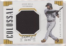 2019 Panini National Treasures Colossal Materials 10/99 Josh Bell #CM-JB s3g
