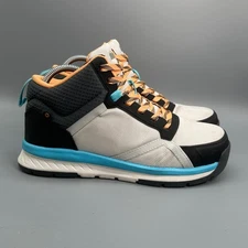 Bogs Sandstone Low CT Sneaker Womens 6.5 Gray Orange Lace Up Ankle Boots Shoes