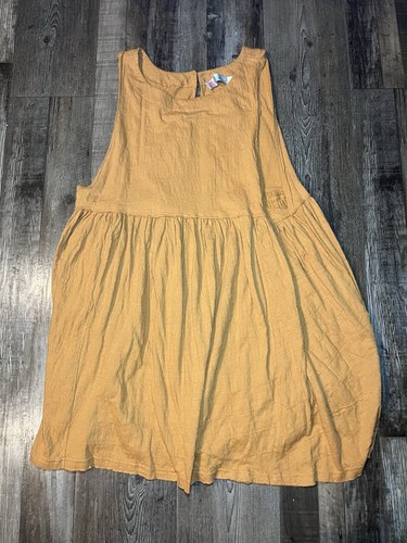 Free People Beach NWT I'm Still Obsessed Sleeveless Mini Dress Orange Medium - 第 3/10 張圖片
